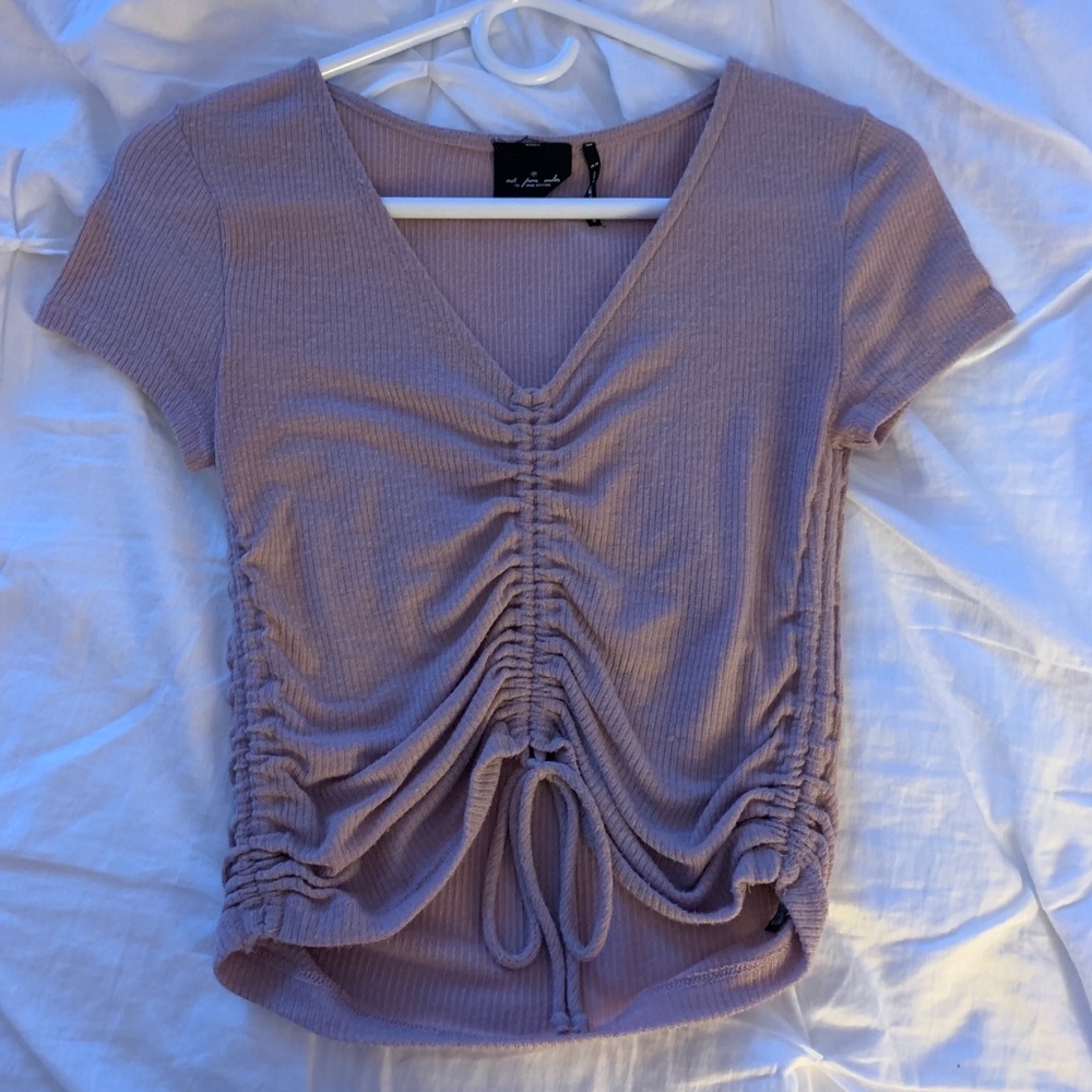 Urban Outfitters Soft Crop Top with Tie